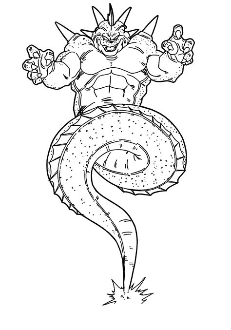 Dragon Ball Z Printable Coloring Pages